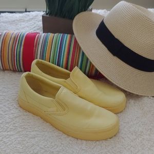Vans sneakers good condition yellow canvas size 6